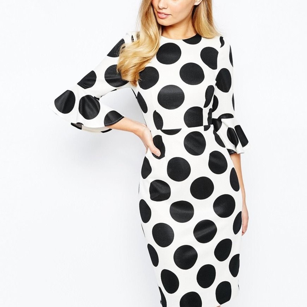 Polka Dot Dress 🤍🖤